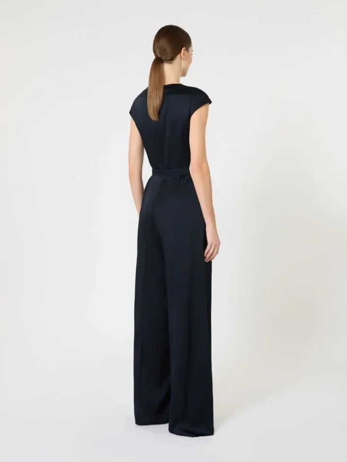 Envers satin jumpsuit, midnightblue Envers satin jumpsuit, midnightblue