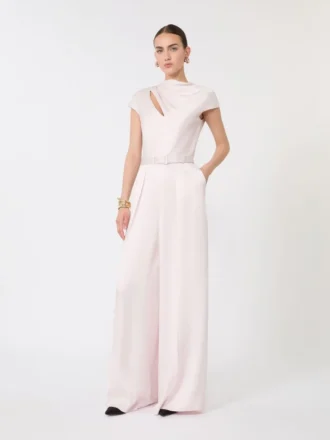 Envers satin jumpsuit, pink