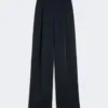 Envers satin trousers, midnightblue