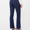 Five-pocket stretch denim jeans, navy