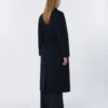 Flared wool coat, midnightblue Flared wool coat, midnightblue