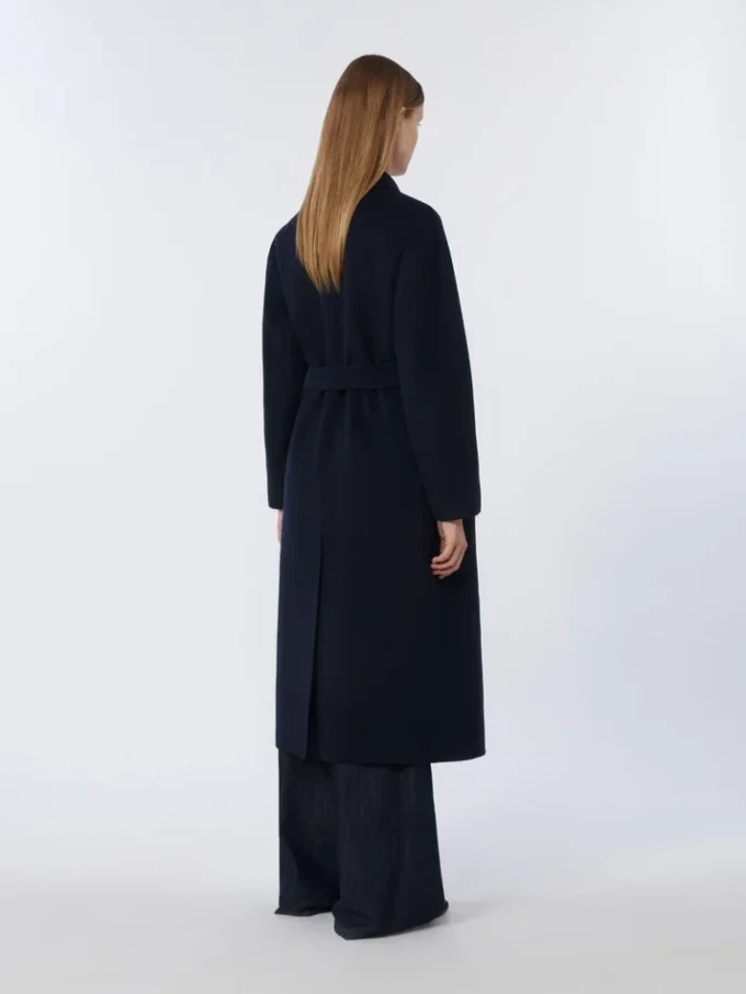 Flared wool coat, midnightblue Flared wool coat, midnightblue