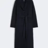 Flared wool coat, midnightblue Flared wool coat, midnightblue