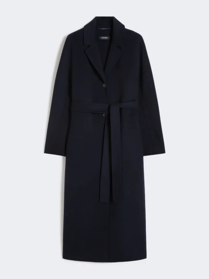 Flared wool coat, midnightblue Flared wool coat, midnightblue