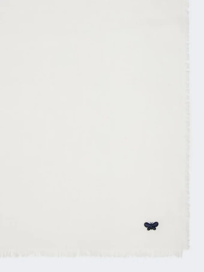 Gradient wool shawl, midnightblue Gradient wool shawl, midnightblue