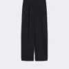 High-waisted wool trousers, ultramarine High-waisted wool trousers, ultramarine