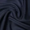 Jacquard-knit wool and silk shawl, midnightblue