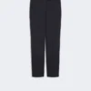 Jersey trousers, navy