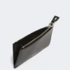 Leather card holder, black Leather card holder, black