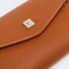 Leather envelope wallet, rust Leather envelope wallet, rust