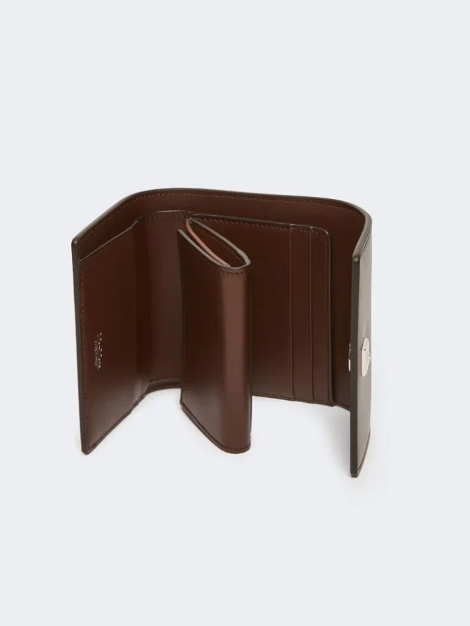 Leather purse, cocoa