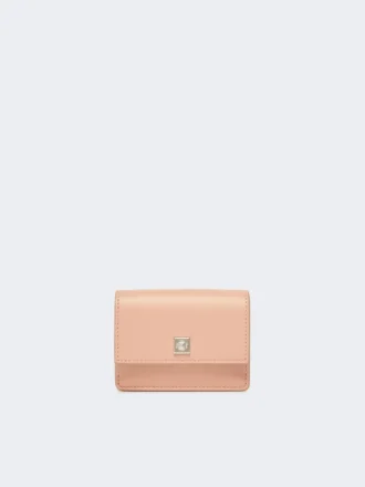 Leather purse, pink