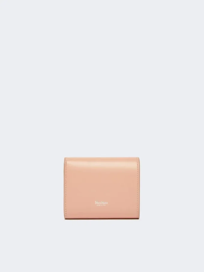 Leather purse, pink