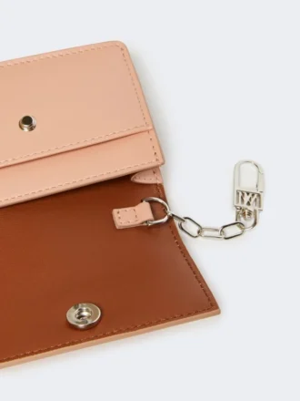 Leather purse, pink