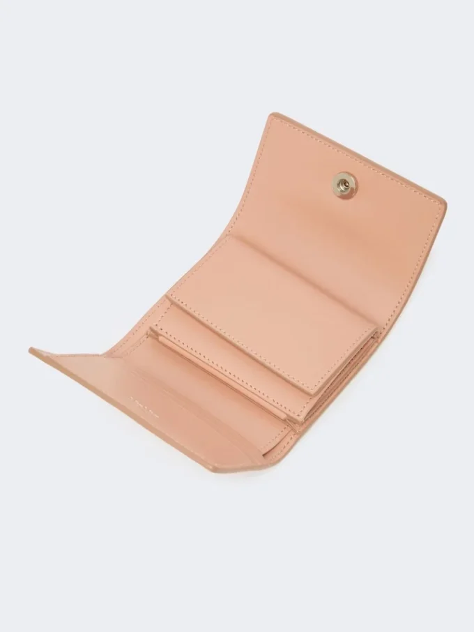 Leather purse, pink