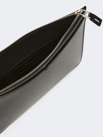 Leather tablet sleeve, black