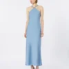 Lightweight satin dress, light blue Lightweight satin dress, light blue