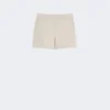 Linen basketweave shorts, sand