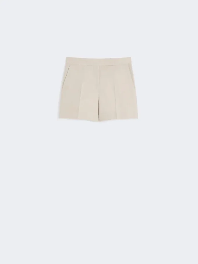 Linen basketweave shorts, sand