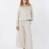 Linen canvas jacket, ecru