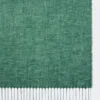 Linen stole with fringes, sage green