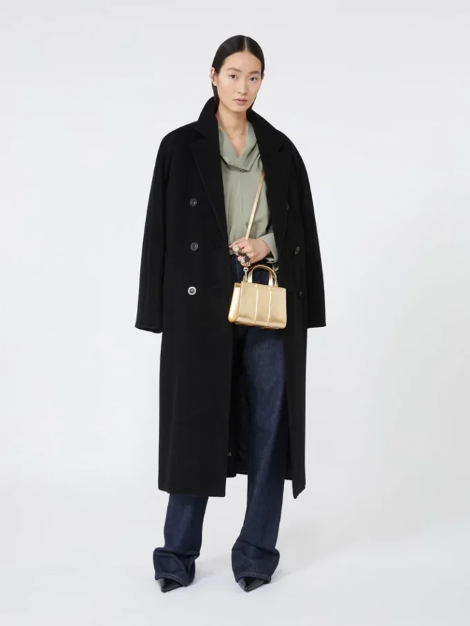 Max mara whitney bag 2 – nano, light gold brown