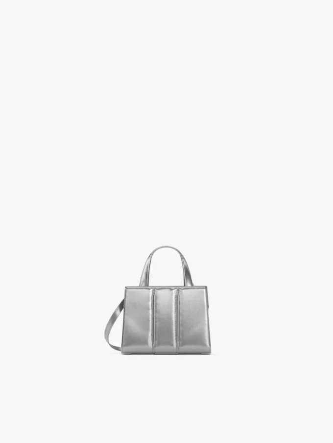 Max mara whitney bag 2 – nano, silver