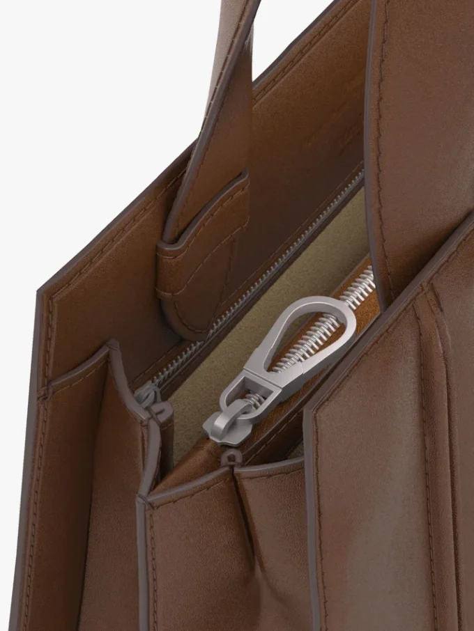 Max mara whitney bag 4 – small, amber brown