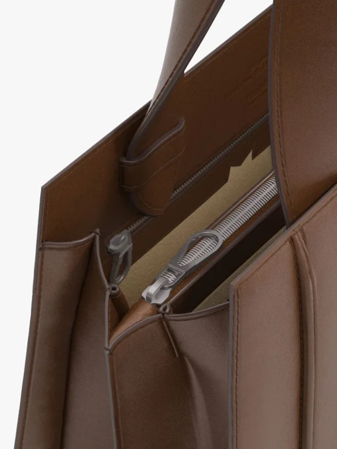 Max mara whitney bag 5 – medium, amber brown