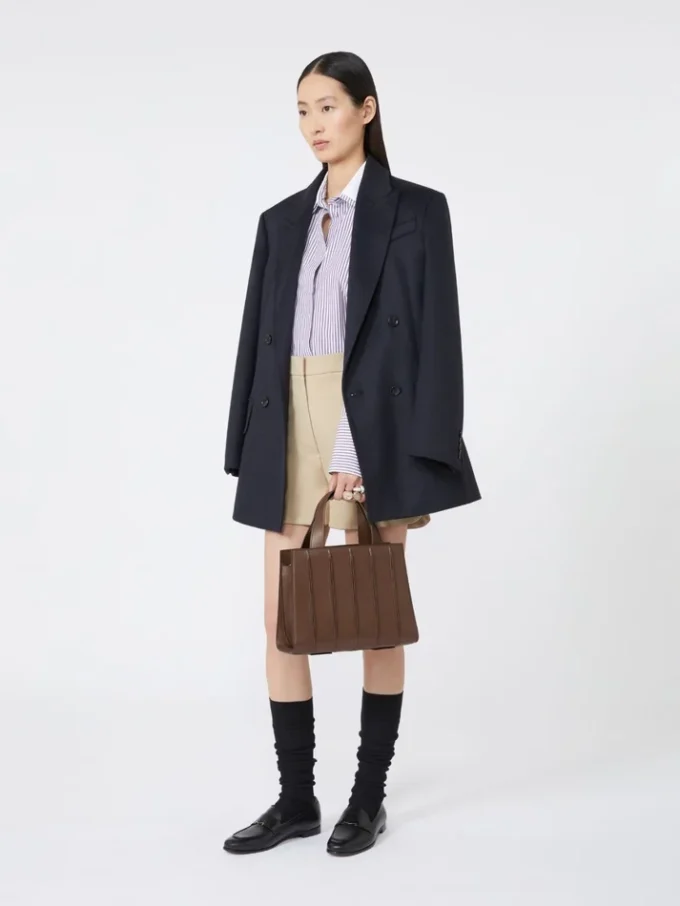 Max mara whitney bag 5 – medium, amber brown