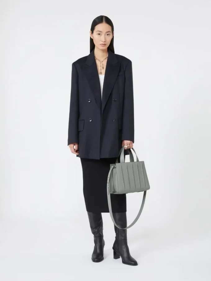 Max mara whitney bag 5 – medium, light grey