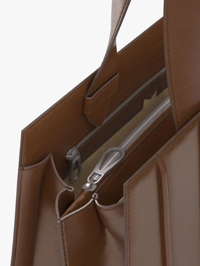 Max mara whitney bag 6 – medium, amber brown