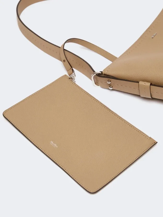 – medium archetipo leather bag, mud – medium archetipo leather bag, mud