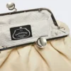 Medium sheepskin pasticcino bag, ivory