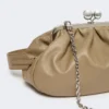 Medium sheepskin pasticcino bag, turtledove