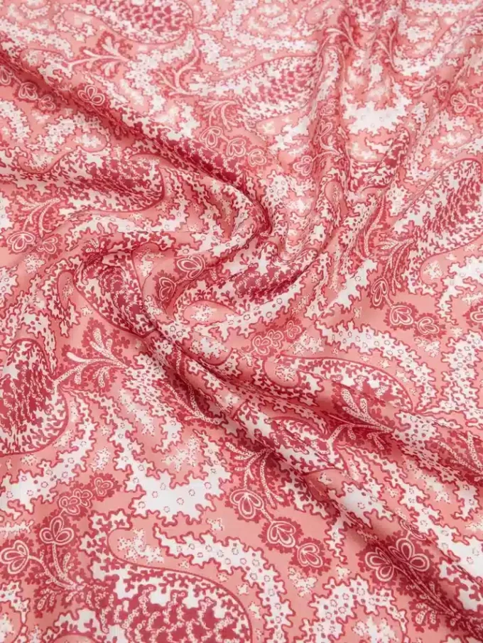 Modal and silk maxi square, salmon