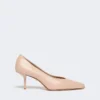 Nappa leather court shoes, pink Nappa leather court shoes, pink
