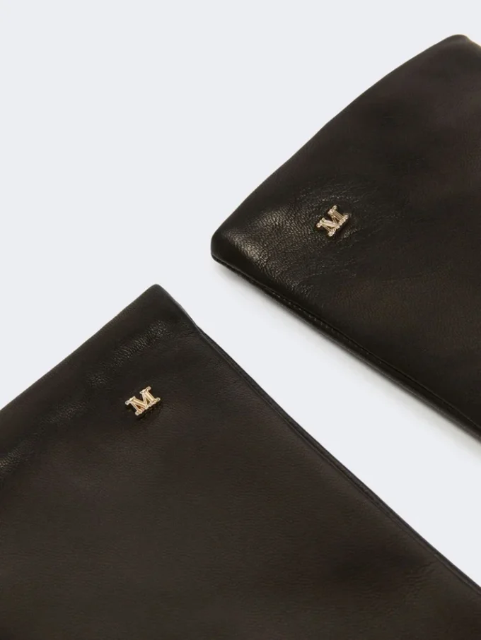 Nappa leather gloves, black Nappa leather gloves, black