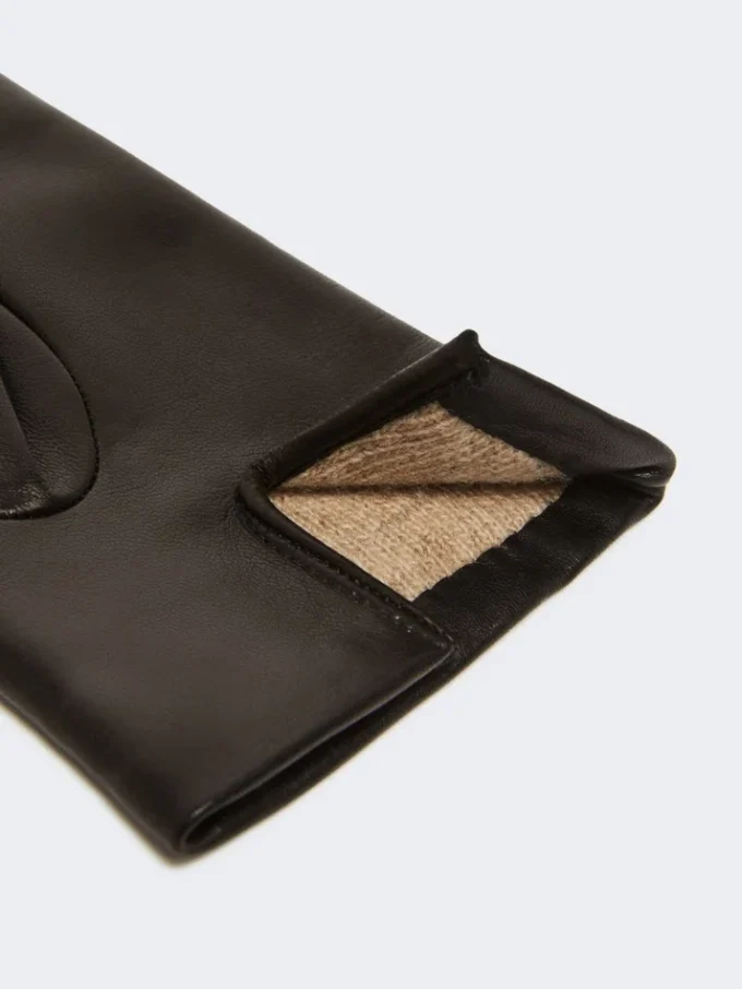 Nappa leather gloves, black Nappa leather gloves, black