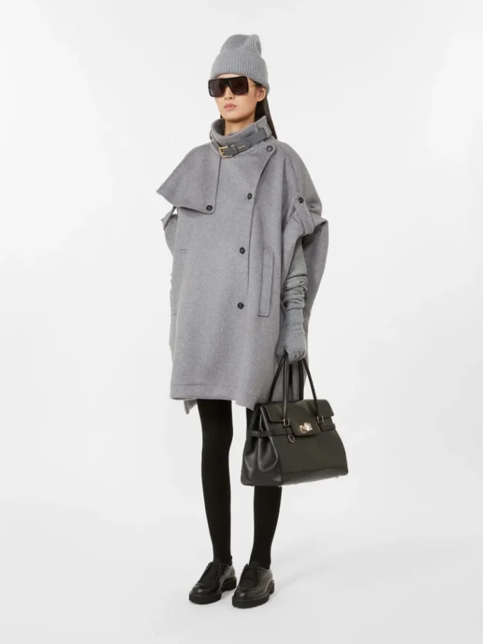 Natural leather handbag, black Natural leather handbag, black