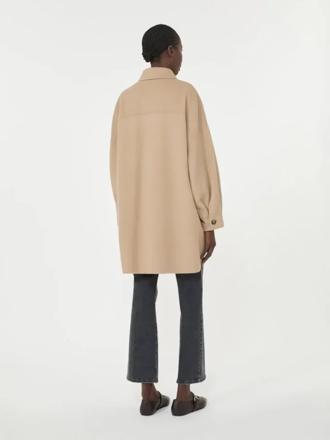 Oversized wool-blend coat, camel Oversized wool-blend coat, camel