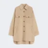 Oversized wool-blend coat, camel Oversized wool-blend coat, camel