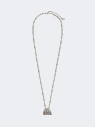 Pasticcino bag-pendant necklace, black