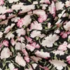 Patterned silk twill foulard, pink