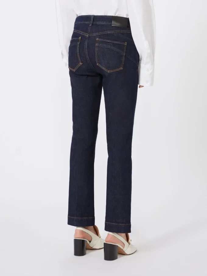 Perfect-fit mini flare jeans, ultramarine Perfect-fit mini flare jeans, ultramarine