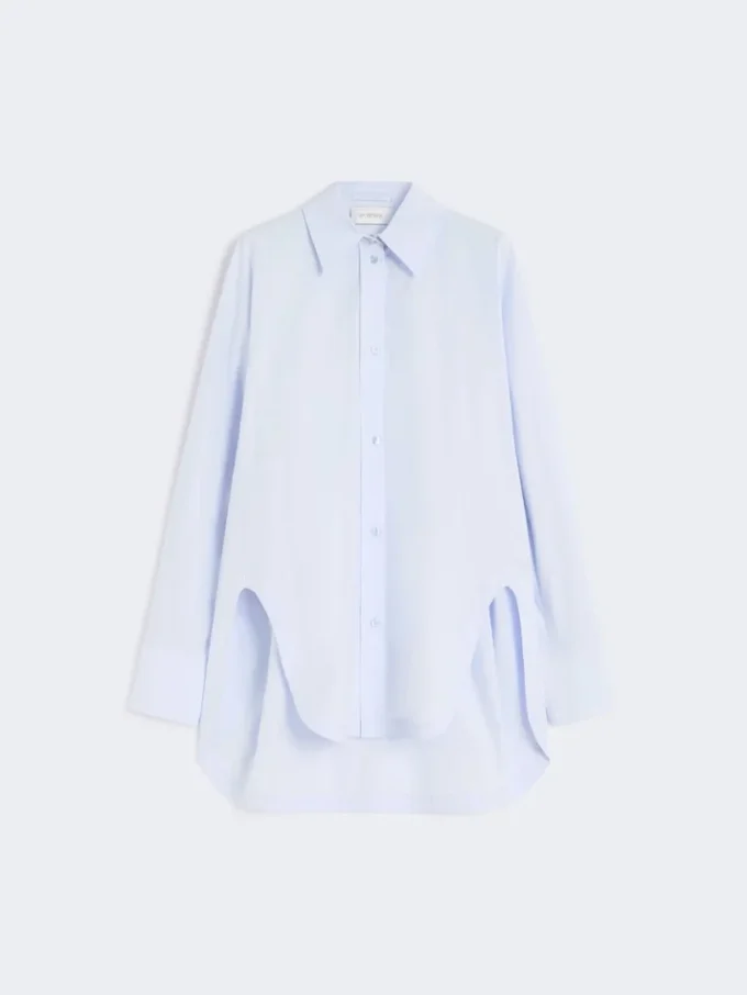 Poplin kimono-style tunic, avio Poplin kimono-style tunic, avio