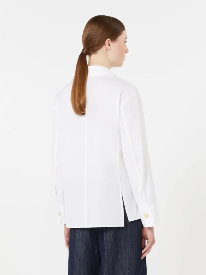 Poplin shirt, white Poplin shirt, white