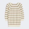 Pure cotton sweater, silk