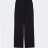 Pure woollen cloth trousers, navy