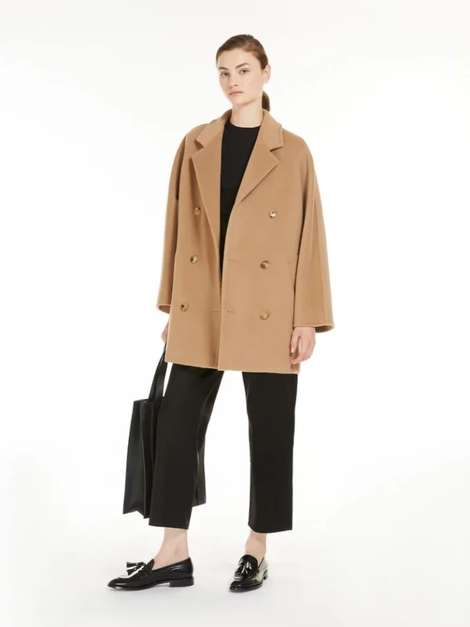 Short 101801 icon coat, camel